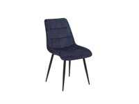 Стул кухонный Signal CHIC Velvet Bluvel 86 (темно-синий/черный) ms2601SIGHAL_CHICVCGR