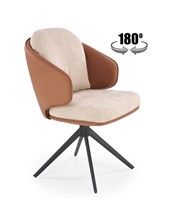 Стул кухонный Halmar K554 (коричневый/бежевый/черный) ms2601SIGHAL_V-CH-K/554-KR-BRAZOWY