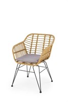 Стул кухонный Halmar K541 (серый/натуральный/черный) ms2601SIGHAL_V-CH-K/541-KR