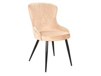Стул кухонный Signal LOTUS VELVET  (бежевый/черный) ms2601SIGHAL_LOTUSVCBE