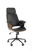 Кресло компьютерное Halmar WEBER COMPACT (ореховый/черный) ms2601SIGHAL_V-CH-WEBER-FOT