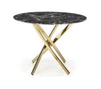 Стол обеденный Halmar RAYMOND 2 (черный мрамор/золотой) ms2601SIGHAL_V-CH-RAYMOND_2-ST-CZARNY_ZLOTY