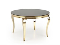 Стол обеденный Halmar REGINALD 2 120 (черный/золотой) ms2601SIGHAL_V-CH-REGINALD_2-ST