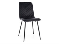Стул кухонный Signal DAREN Velvet Bluvel 19 (черный/черный) ms2601SIGHAL_DARENVCC
