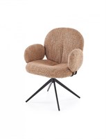 Стул кухонный Halmar K568 поворотный (корица/черный) ms2601SIGHAL_V-CH-K/568-KR-CYNAMONOWY