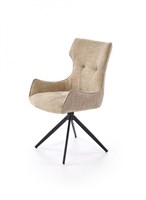 Стул кухонный Halmar K573 поворотный (бежевый/черный) ms2601SIGHAL_V-CH-K/573-KR-BEZOWY