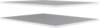 Комплект полок Моби/Mobi POL/75/56  Белый msk26brw_01357835791