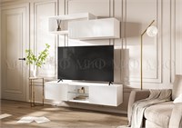 Гостиная Норд Вариант №3  Белый глянец холодный/Белый pn26mf_1526639796