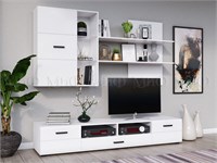 Гостиная Нэнси NEW 5  Белый глянец/Сонома pn26mf_1421501851