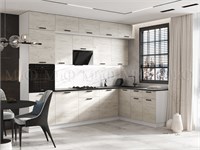 Кухня Рио NEW угловая 3.0х1.8м Компоновка №5  дуб крафт белый Столешница Кастилло темный pn26mf_541475380