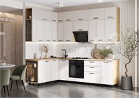Кухня Бьянка угловая 1.6х2.6м.  Олива софт pn26mf_1660657299