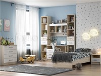 Детская Мартина Вариант №1  Графит/Дуб Крафт pn26mf_1179582537