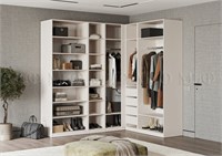 Гардеробная Ларго Вариант №3  Кашемир Открытая pn26mf_1184975254