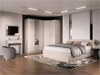 Спальня Мартина Вариант №2  Белый глянец/Сонома Кровать 140 см pn26mf_661944709