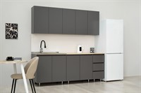 Кухня Челси 2.0 м графит фасад ЛДСП 16 мм pnnon26mf_08-143231 (285994)