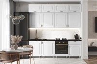 Кухня Престиж 2.4 м браш вайт фасад МДФ pnnon26mf_08-216940 (361668)