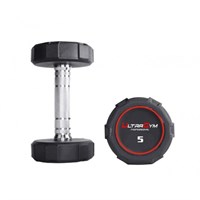 Круглые полиуретановые гантели UG1032D. Ряд от 2.5 до 25 кг ms26gym_803