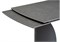 Керамический стол Готланд 160(220)х90х79 ink gray / черный 588031-mwdvl