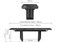 Керамический стол Маре 200(260)х100х77 neodom titanium lawa nero / черный 588045-mwdvl