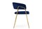 Стул на металлокаркасе Kamelia 1 dark blue / gold - комплект из 4 шт 15715-mwdvl