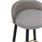 Полубарный стул Kardial gray / black - комплект из 2 шт 15673-mwdvl