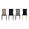 Стул на металлокаркасе Rek black / gold - комплект из 4 шт 15637-mwdvl