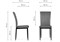 Стул на металлокаркасе Rek cappuccino / black - комплект из 4 шт 15640-mwdvl