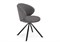 Стул на металлокаркасе Solomon крутящийся gray / black - комплект из 2 шт 15601-mwdvl