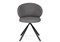 Стул на металлокаркасе Solomon крутящийся gray / black - комплект из 2 шт 15601-mwdvl