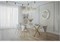 Стул на металлокаркасе Solo white / gold - комплект из 4 шт 15598-mwdvl