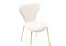Стул на металлокаркасе Solo white / gold - комплект из 4 шт 15598-mwdvl