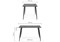 Стеклянный стол Smoke 120х80х75 clear gray / black 15551-mwdvl