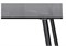 Стеклянный стол Smoke 120х80х75 clear gray / black 15551-mwdvl