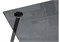 Стеклянный стол Smoke 120х80х75 clear gray / black 15551-mwdvl
