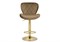 Барный стул Porch dark beige / golden - комплект из 2 шт 15505-mwdvl
