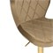 Барный стул Porch dark beige / golden - комплект из 2 шт 15505-mwdvl