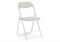 Стул на металлокаркасе Fold 1 складной beige / white - комплект из 4 шт 15479-mwdvl