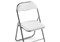 Стул на металлокаркасе Fold 1 складной white / chrome - комплект из 6 шт 15480-mwdvl