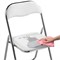 Стул на металлокаркасе Fold 1 складной white / chrome - комплект из 6 шт 15480-mwdvl