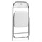Стул на металлокаркасе Fold 1 складной white / chrome - комплект из 6 шт 15480-mwdvl