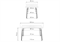Стол Table 120х80х73 white / wood 15357-mwdvl