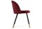 Стул на металлокаркасе Gabi wine red / black - комплект из 4 шт 15087-mwdvl