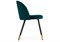 Стул на металлокаркасе Gabi green / black - комплект из 4 шт 15088-mwdvl