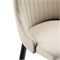 Стул на металлокаркасе Kora beige / black - комплект из 4 шт 15099-mwdvl