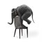 Стул на металлокаркасе Kora dark gray / black - комплект из 4 шт 15098-mwdvl