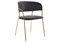 Стул на металлокаркасе Kamelia grey / gold - комплект из 4 шт 11777-mwdvl