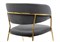 Стул на металлокаркасе Kamelia grey / gold - комплект из 4 шт 11777-mwdvl