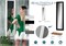Зеркало настенное BeautyStyle 9 серый графит 138 см х 35 см 4610151416139-msMBLK