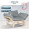 Кресло Бинго ткань браво grey, каркас лак 4630216192891-msMBLK