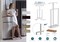 Вешалка костюмная Дэви 1 металлик/дуб сонома 4607130885215-msMBLK